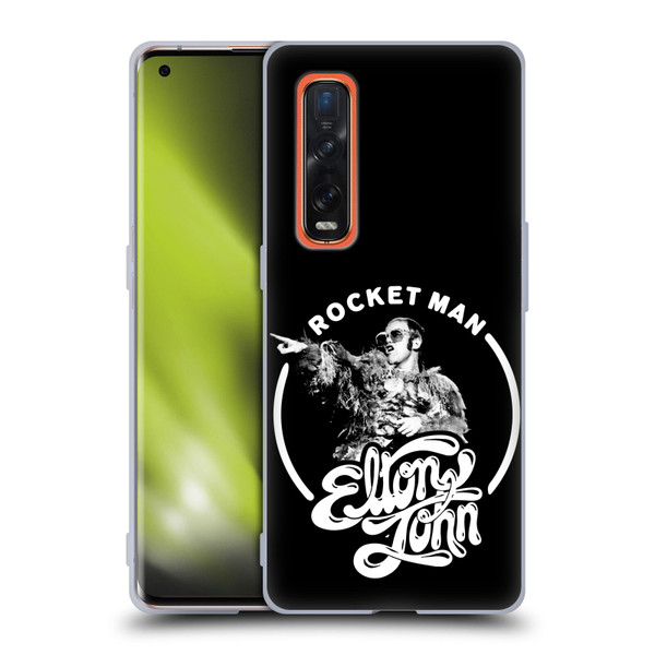 Elton John Rocketman Key Art 2 Soft Gel Case for OPPO Find X2 Pro 5G