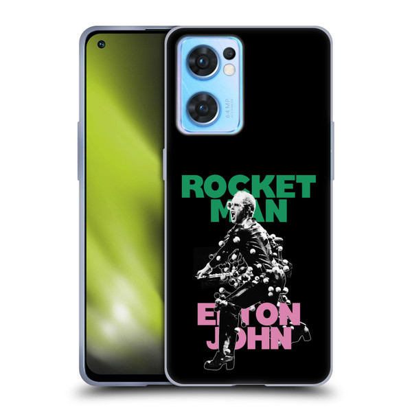 Elton John Rocketman Key Art 5 Soft Gel Case for OPPO Reno7 5G / Find X5 Lite