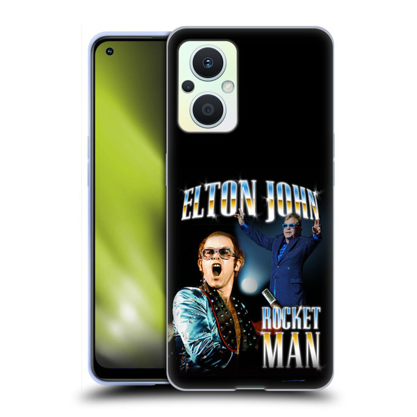 Elton John Rocketman Key Art Soft Gel Case for OPPO Reno8 Lite