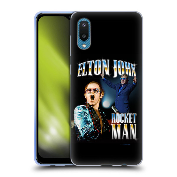 Elton John Rocketman Key Art Soft Gel Case for Samsung Galaxy A02/M02 (2021)