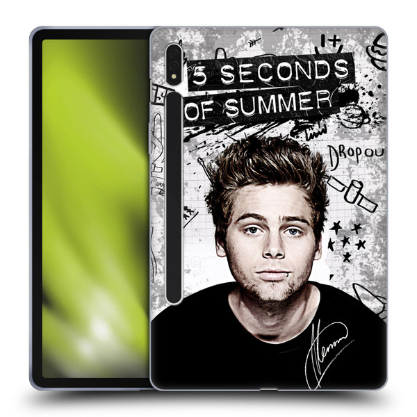 5 Seconds of Summer Solos Vandal Luke Soft Gel Case for Samsung Galaxy Tab S8