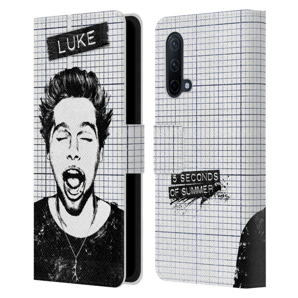 5 Seconds of Summer Solos Grained Luke Leather Book Wallet Case Cover For OnePlus Nord CE 5G