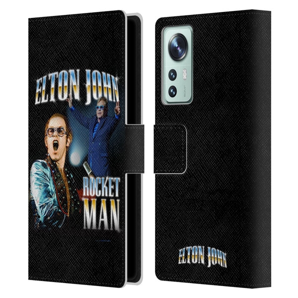 Elton John Rocketman Key Art Leather Book Wallet Case Cover For Xiaomi 12