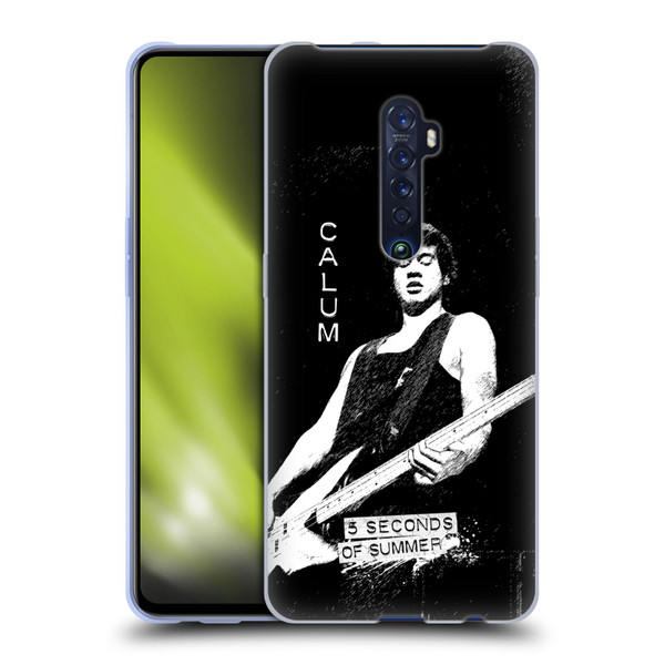 5 Seconds of Summer Solos BW Calum Soft Gel Case for OPPO Reno 2