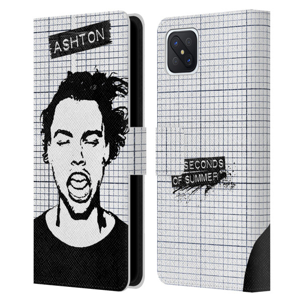5 Seconds of Summer Solos Grained Ashton Leather Book Wallet Case Cover For OPPO Reno4 Z 5G