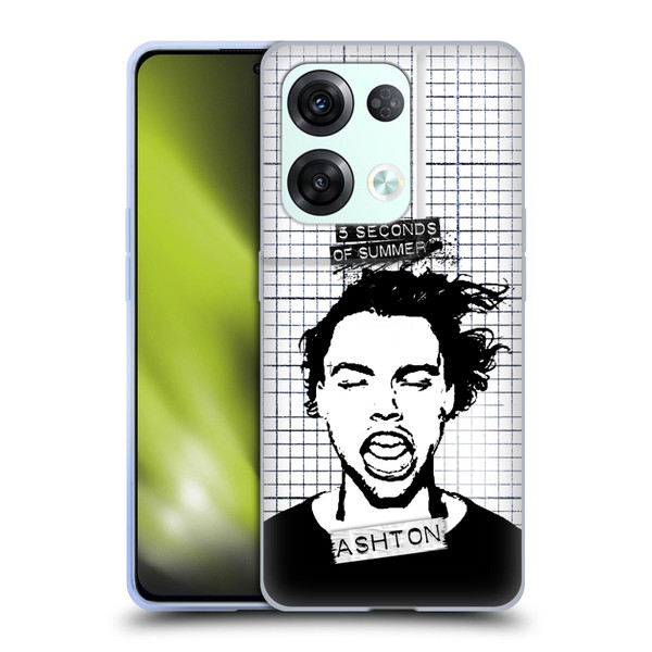 5 Seconds of Summer Solos Grained Ashton Soft Gel Case for OPPO Reno8 Pro