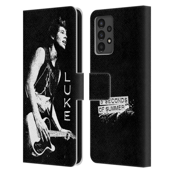 5 Seconds of Summer Solos BW Luke Leather Book Wallet Case Cover For Samsung Galaxy A13 (2022)