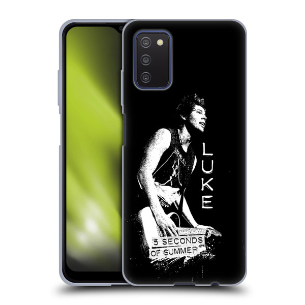 5 Seconds of Summer Solos BW Luke Soft Gel Case for Samsung Galaxy A03s (2021)