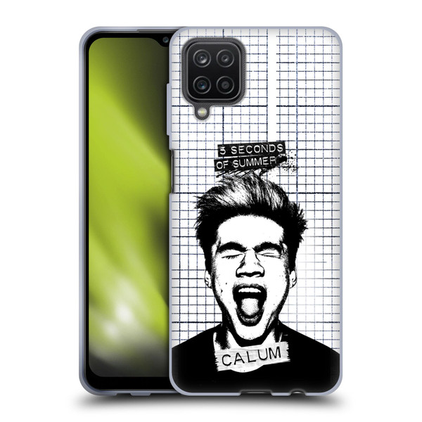 5 Seconds of Summer Solos Grained Calum Soft Gel Case for Samsung Galaxy A12 (2020)