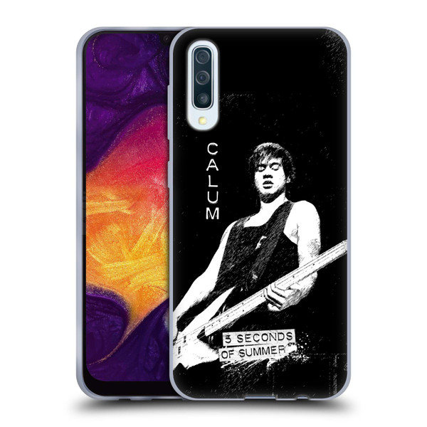 5 Seconds of Summer Solos BW Calum Soft Gel Case for Samsung Galaxy A50/A30s (2019)