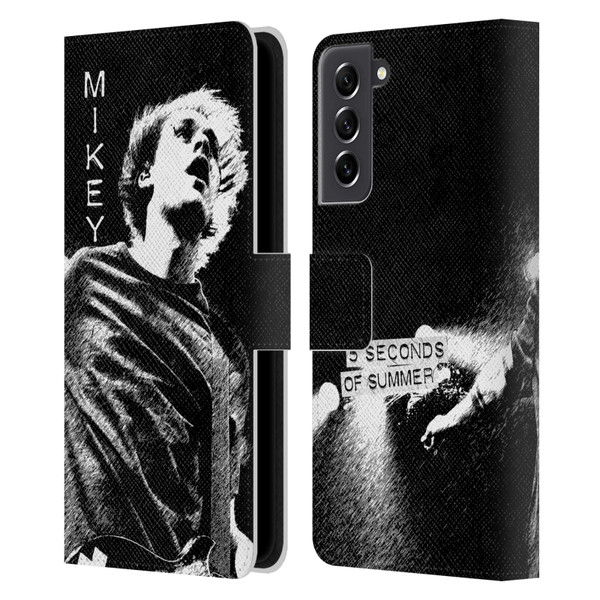 5 Seconds of Summer Solos BW Mikey Leather Book Wallet Case Cover For Samsung Galaxy S21 FE 5G