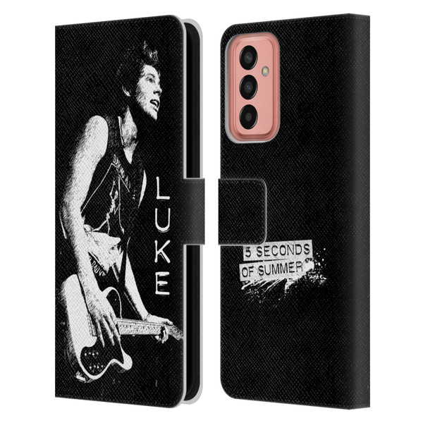 5 Seconds of Summer Solos BW Luke Leather Book Wallet Case Cover For Samsung Galaxy M13 (2022)