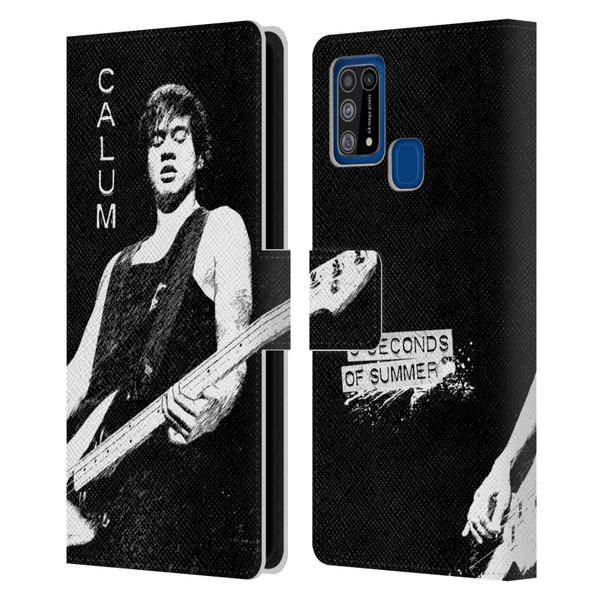 5 Seconds of Summer Solos BW Calum Leather Book Wallet Case Cover For Samsung Galaxy M31 (2020)