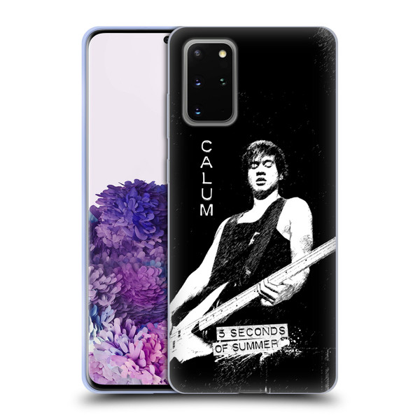 5 Seconds of Summer Solos BW Calum Soft Gel Case for Samsung Galaxy S20+ / S20+ 5G