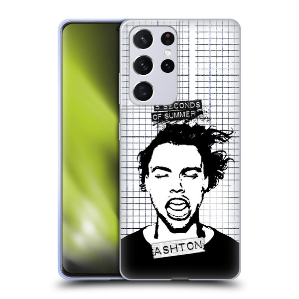 5 Seconds of Summer Solos Grained Ashton Soft Gel Case for Samsung Galaxy S21 Ultra 5G