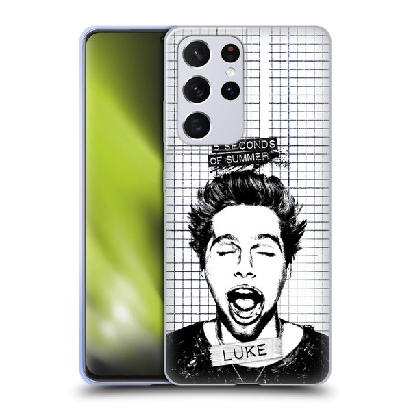 5 Seconds of Summer Solos Grained Luke Soft Gel Case for Samsung Galaxy S21 Ultra 5G
