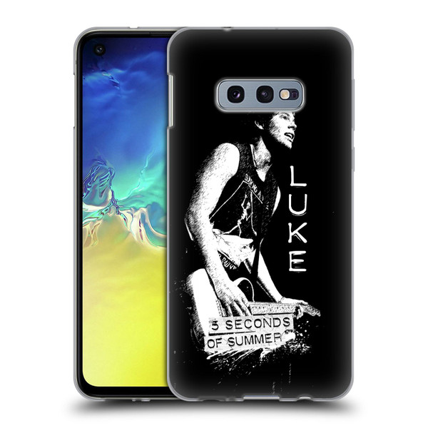 5 Seconds of Summer Solos BW Luke Soft Gel Case for Samsung Galaxy S10e