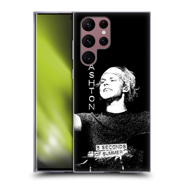 5 Seconds of Summer Solos BW Ashton Soft Gel Case for Samsung Galaxy S22 Ultra 5G