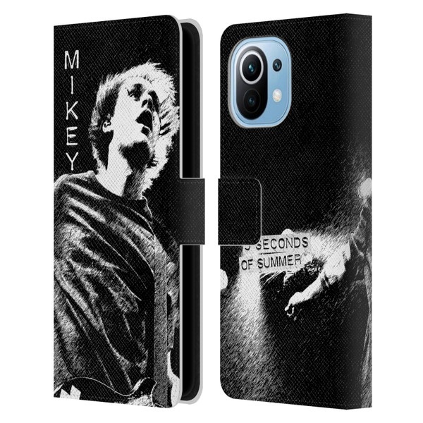 5 Seconds of Summer Solos BW Mikey Leather Book Wallet Case Cover For Xiaomi Mi 11