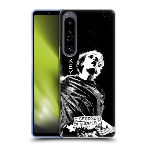 5 Seconds of Summer Solos BW Mikey Soft Gel Case for Sony Xperia 1 IV