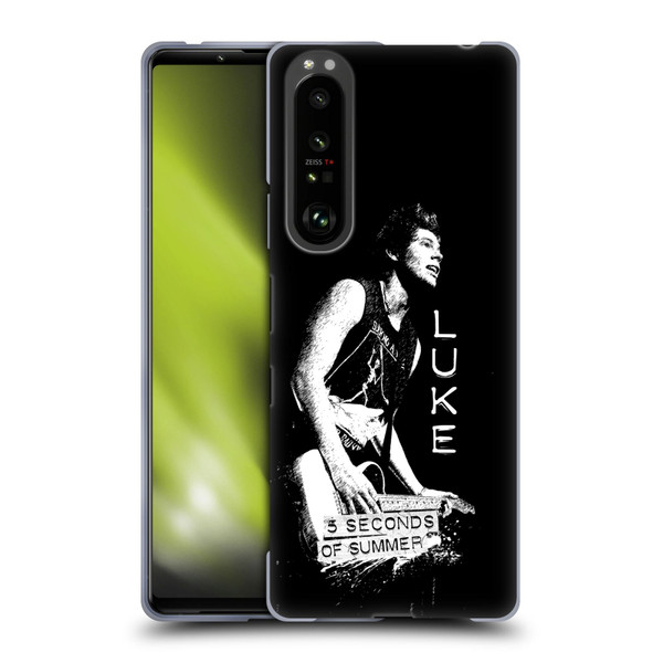 5 Seconds of Summer Solos BW Luke Soft Gel Case for Sony Xperia 1 III