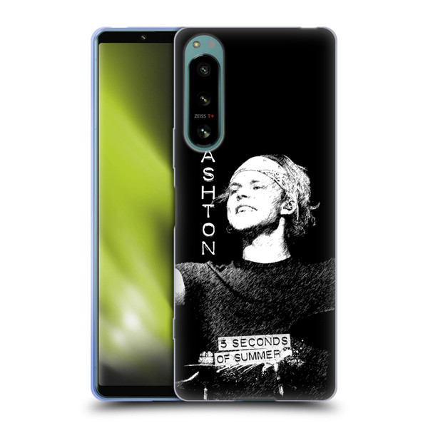 5 Seconds of Summer Solos BW Ashton Soft Gel Case for Sony Xperia 5 IV