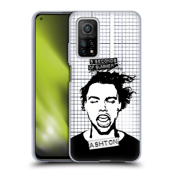 5 Seconds of Summer Solos Grained Ashton Soft Gel Case for Xiaomi Mi 10T 5G