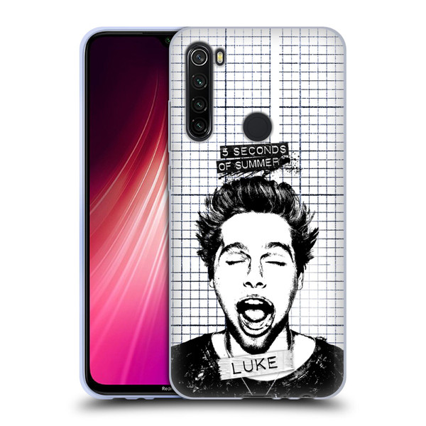 5 Seconds of Summer Solos Grained Luke Soft Gel Case for Xiaomi Redmi Note 8T