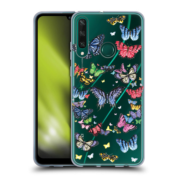 Nene Thomas Art Butterfly Pattern Soft Gel Case for Huawei Y6p