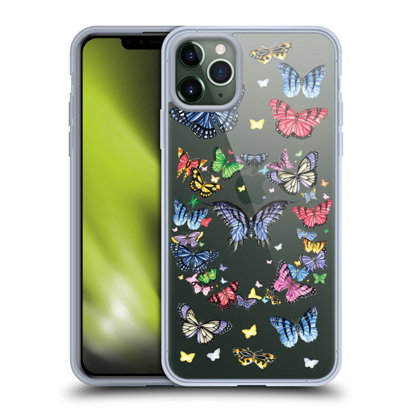 Nene Thomas Art Butterfly Pattern Soft Gel Case for Apple iPhone 11 Pro Max