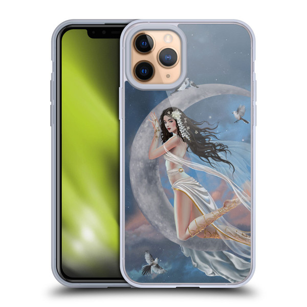 Nene Thomas Art Moon Lullaby Soft Gel Case for Apple iPhone 11 Pro