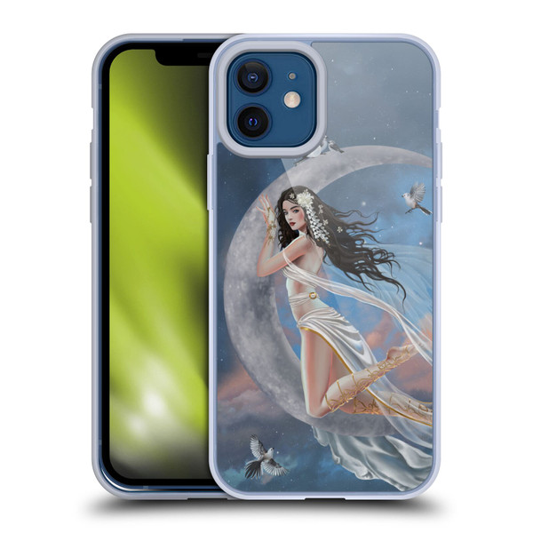 Nene Thomas Art Moon Lullaby Soft Gel Case for Apple iPhone 12 / iPhone 12 Pro