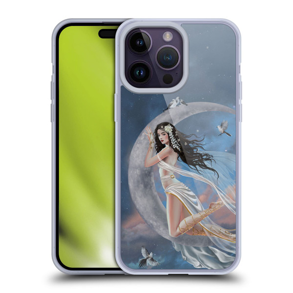 Nene Thomas Art Moon Lullaby Soft Gel Case for Apple iPhone 14 Pro Max