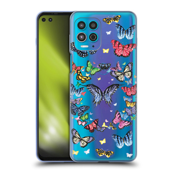 Nene Thomas Art Butterfly Pattern Soft Gel Case for Motorola Moto G100