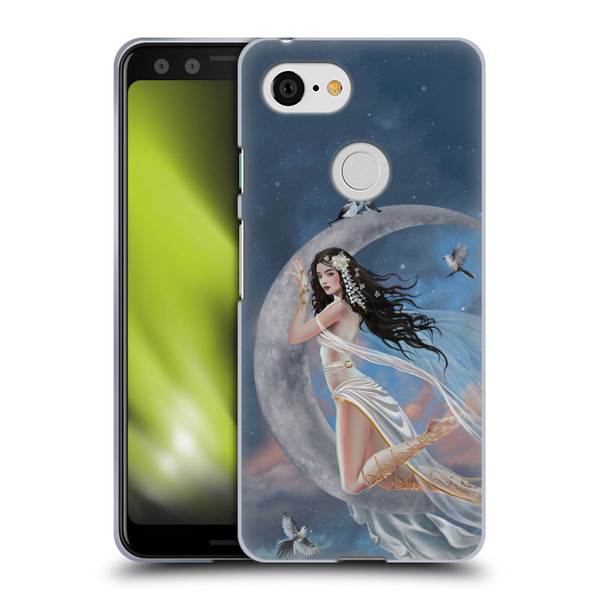 Nene Thomas Art Moon Lullaby Soft Gel Case for Google Pixel 3