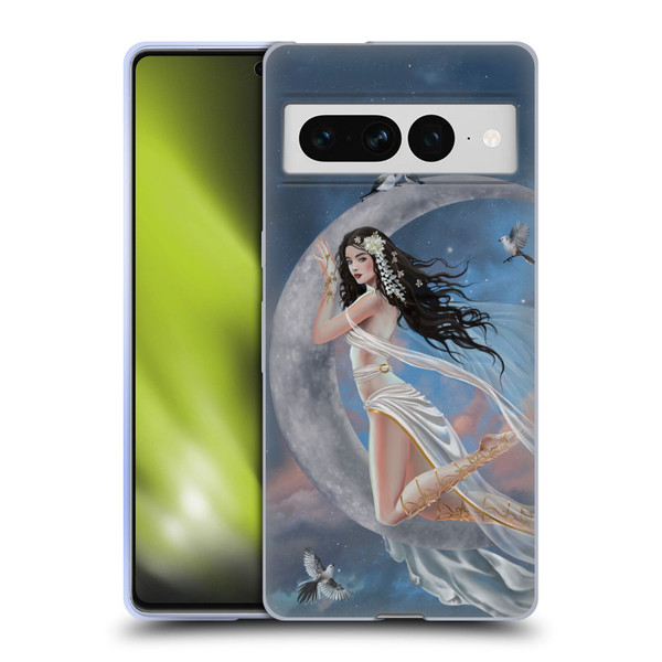 Nene Thomas Art Moon Lullaby Soft Gel Case for Google Pixel 7 Pro