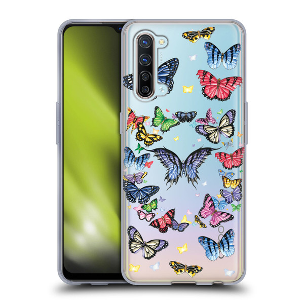 Nene Thomas Art Butterfly Pattern Soft Gel Case for OPPO Find X2 Lite 5G