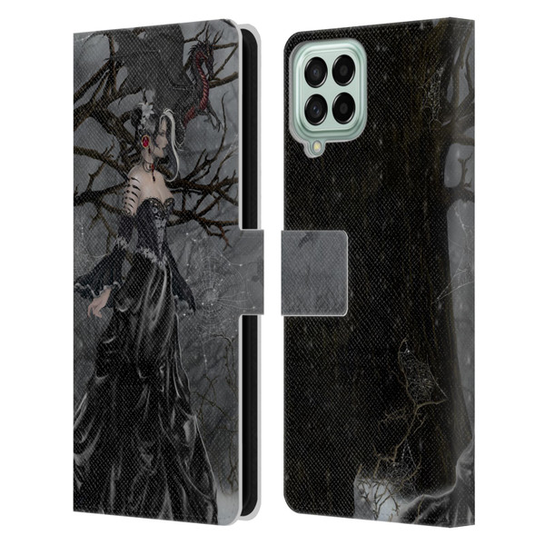 Nene Thomas Deep Forest Queen Gothic Fairy With Dragon Leather Book Wallet Case Cover For Samsung Galaxy M33 (2022)