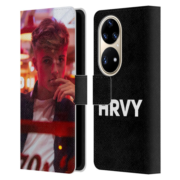 HRVY Graphics Calendar 6 Leather Book Wallet Case Cover For Huawei P50 Pro
