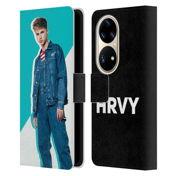 HRVY Graphics Calendar 8 Leather Book Wallet Case Cover For Huawei P50 Pro