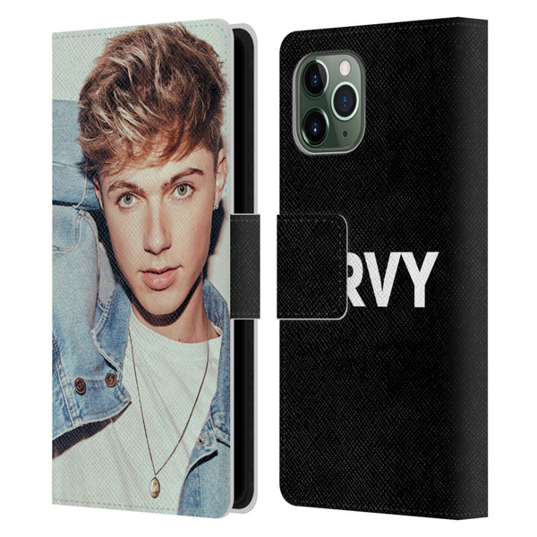 HRVY Graphics Calendar 4 Leather Book Wallet Case Cover For Apple iPhone 11 Pro