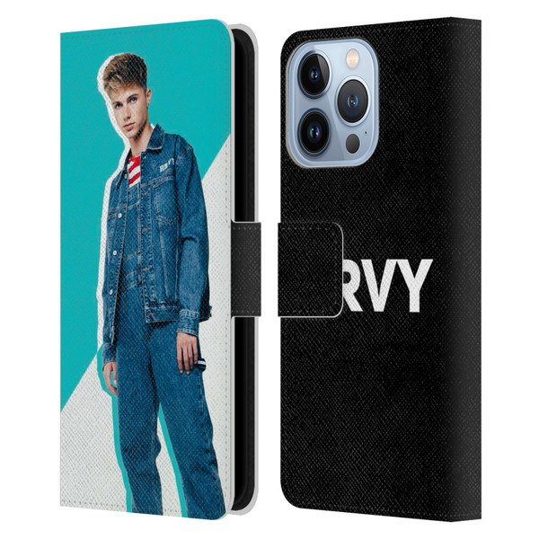 HRVY Graphics Calendar 8 Leather Book Wallet Case Cover For Apple iPhone 13 Pro