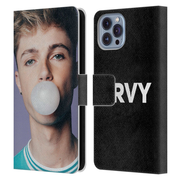 HRVY Graphics Calendar 2 Leather Book Wallet Case Cover For Apple iPhone 14