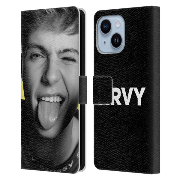 HRVY Graphics Calendar 5 Leather Book Wallet Case Cover For Apple iPhone 14 Plus