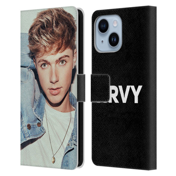 HRVY Graphics Calendar 4 Leather Book Wallet Case Cover For Apple iPhone 14 Plus