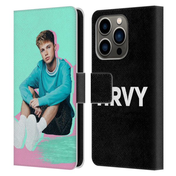 HRVY Graphics Calendar Leather Book Wallet Case Cover For Apple iPhone 14 Pro