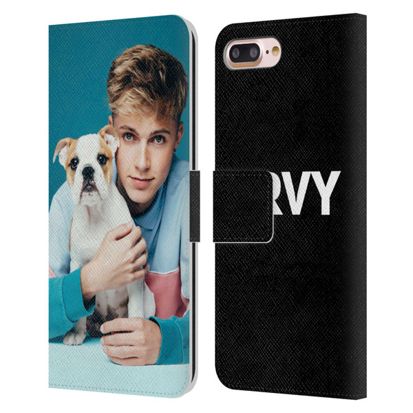 HRVY Graphics Calendar 10 Leather Book Wallet Case Cover For Apple iPhone 7 Plus / iPhone 8 Plus