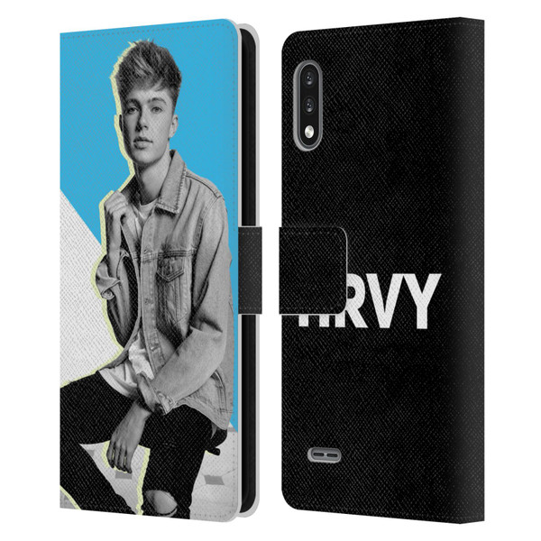 HRVY Graphics Calendar 3 Leather Book Wallet Case Cover For LG K22