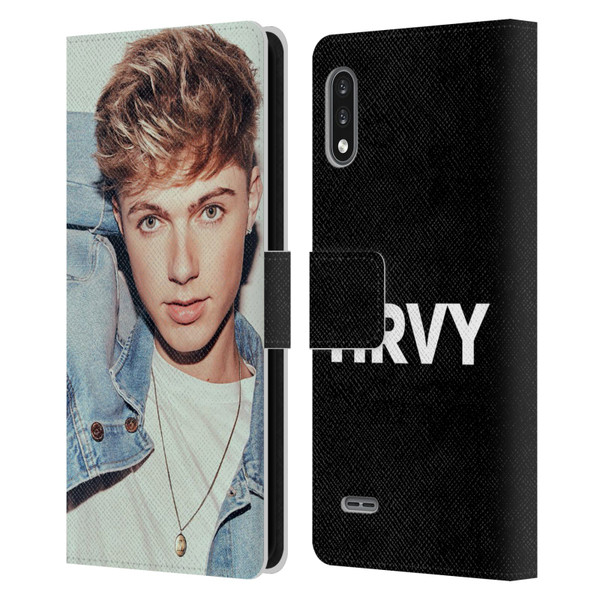 HRVY Graphics Calendar 4 Leather Book Wallet Case Cover For LG K22