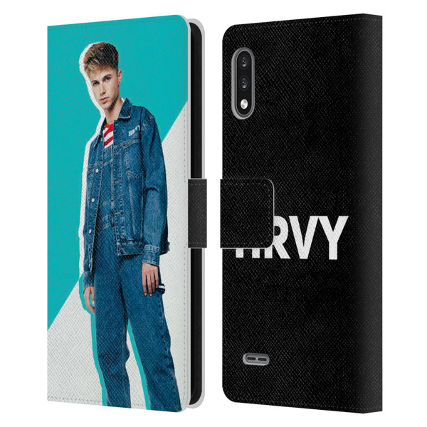 HRVY Graphics Calendar 8 Leather Book Wallet Case Cover For LG K22